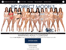 Tablet Screenshot of ecdirectmodels.com